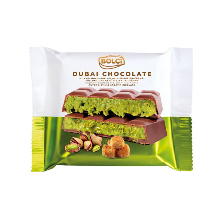 CENTRO DOLCE FRIULI - Wholesale Chocolate Bar - Dubai chocolate pistachio - expo - 100 g