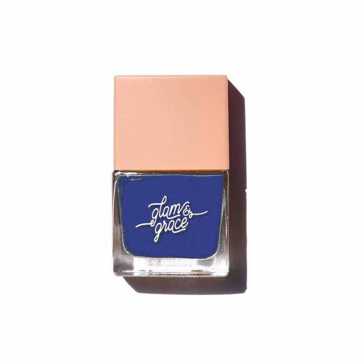 Vernis à ongles non toxique - Royal Navy pour la vente par Glam & Grace