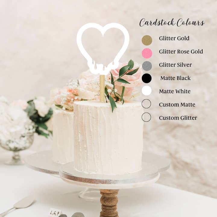 Never Knew I Needed – wholesale Tårta/Cupcake Topper – Bröllopstårta Topper Hjärta Minimalistisk Tårta Dekor Bröllopsdag