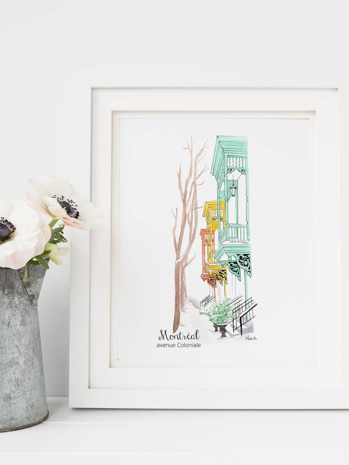 Montreal Colonial Avenue, Kunsttryk for engroshandel hos Hobeika Art