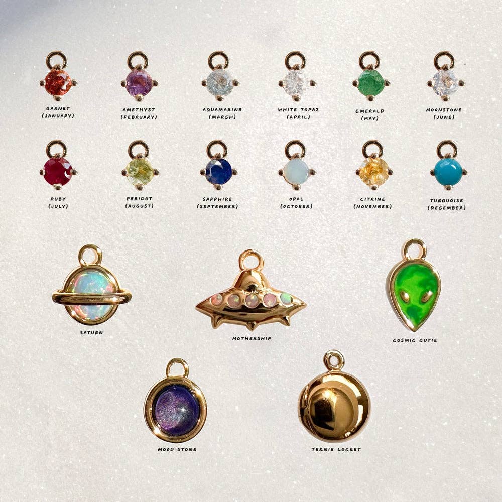 Honeycat Jewelry - Wholesale Individual Charm/Pendant - Dainty Letters & Shapes Charms (for charm bar!)3