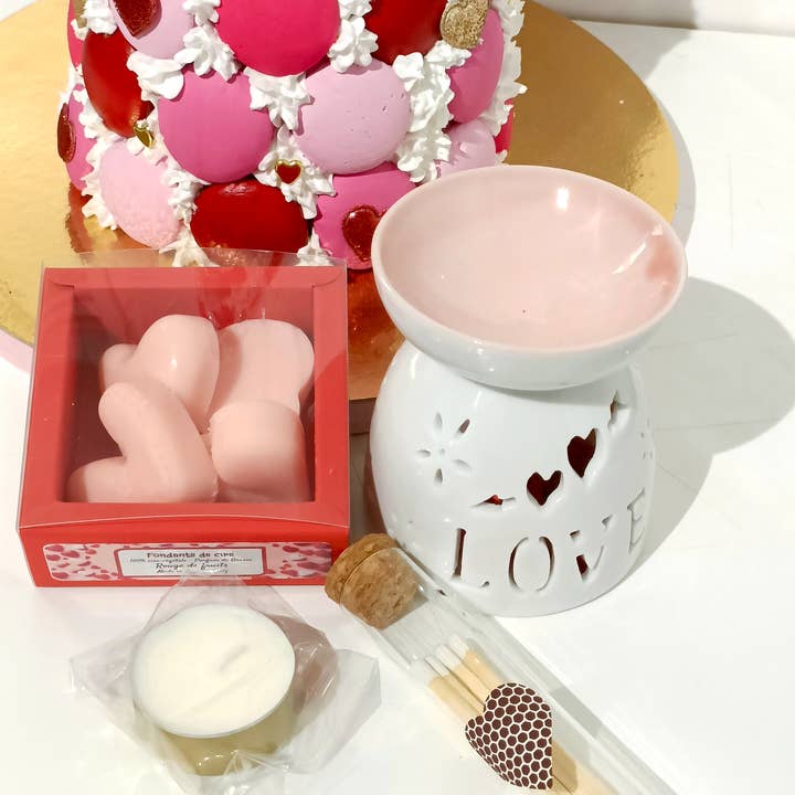 Coffret Saint Valentin Brûle parfum pour la vente par LNDECO