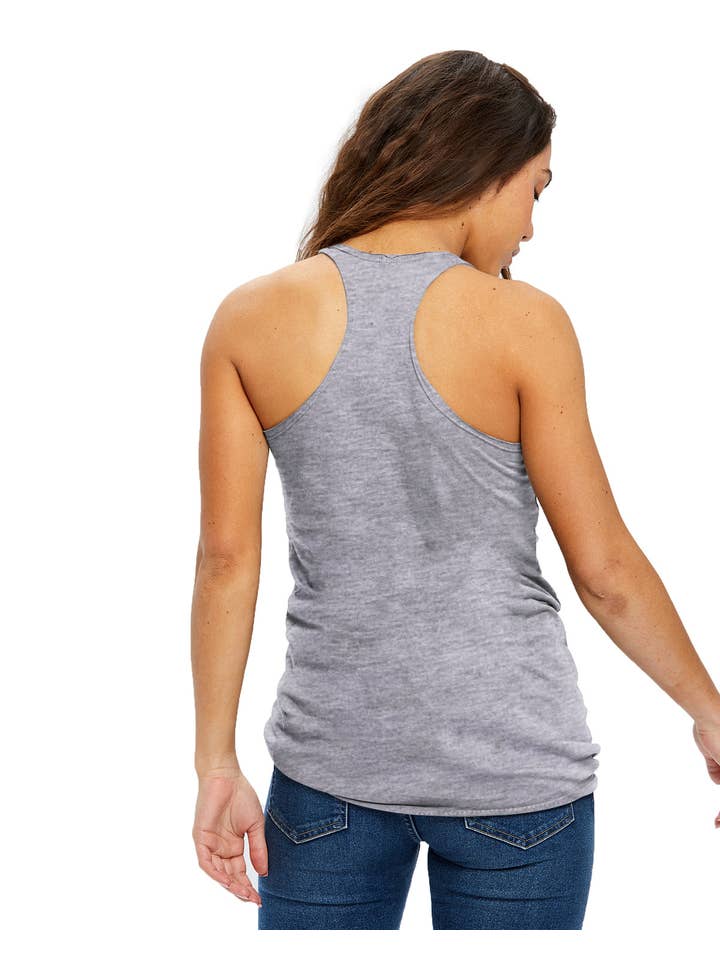 US Blanks - Wholesale Tank Top - Women's - Women's Raw Edge Racer Tank11