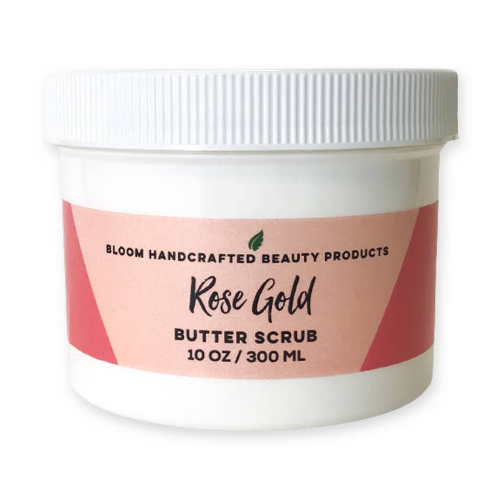 Butter-Peeling aus Roségold für den Großhandel von Bloom Handcrafted Beauty Products