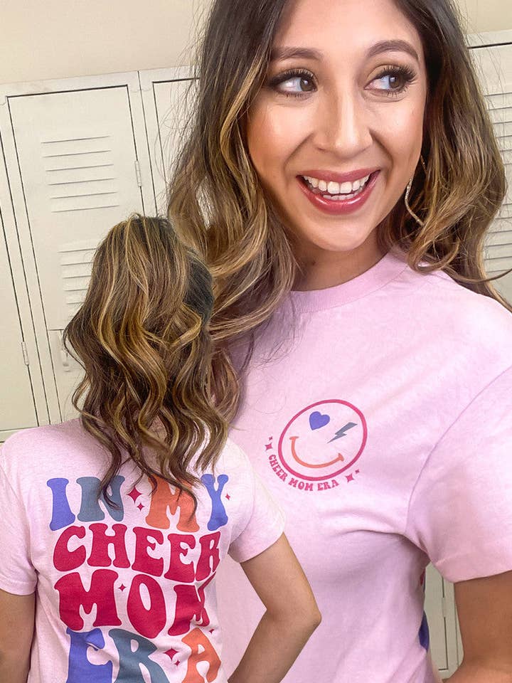 In My Cheer Mom Era Graphic T-Shirt for wholesale by Sugar Stitch