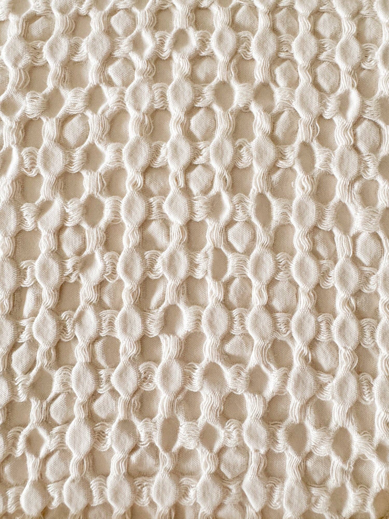 Anaya Home - Wholesale Bedding Blanket - Stonewashed Cotton Waffle Bed Blanket1