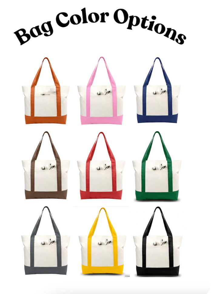 Electric Feels Company - Wholesale Tote Bag - Unisex - Embroidered Personalized Tote Bag2