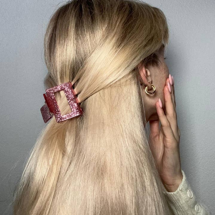 by Vivi. e. K. - Wholesale Hair Clip - Women's - Haarklammer Square Orchid1