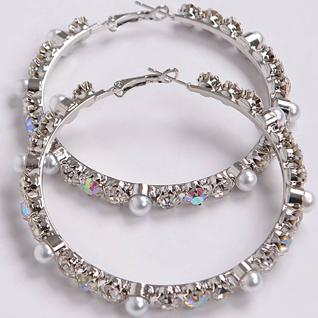 3AM BY H&D ACCESSORIES – Brincos de argola por atacado – brincos de argola de pedras de luxo1