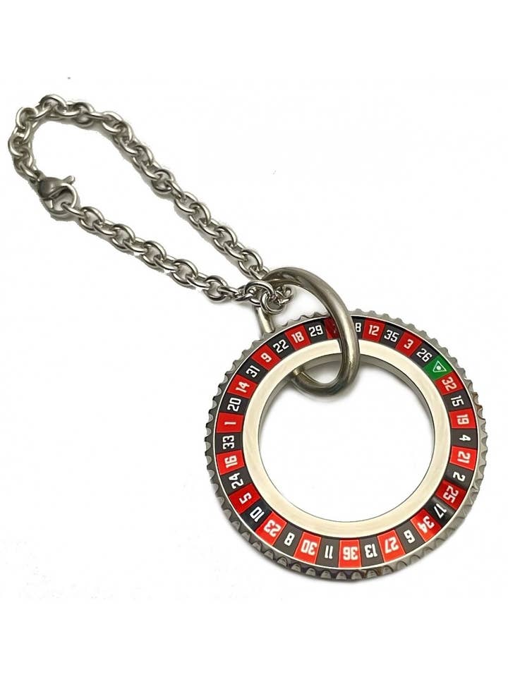 SPEEDOMETER OFFICIAL STEEL KEYCHAIN MODEL CASINO' for wholesale by Speedometer Official