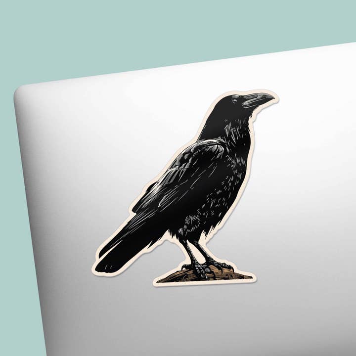 Sentinel Supply - Wholesale Sticker - Crow Birdwatching Sticker2