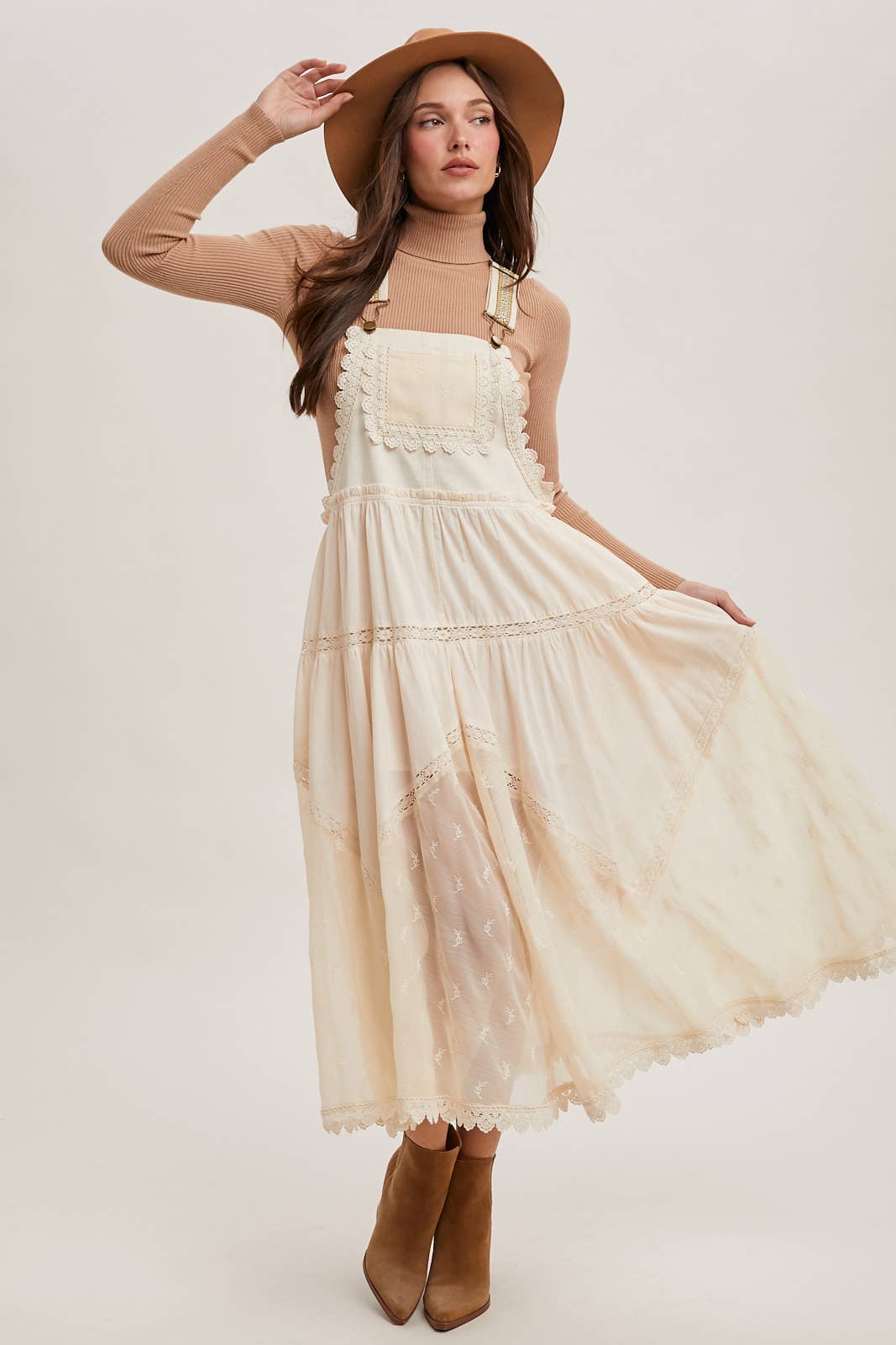 Bluivy - Wholesale Dress - Women's - LACE EMBROIDERED TULLE BIB MAXI DRESS19