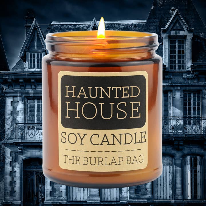 Haunted House - Soy Candle 9oz for wholesale by The Burlap Bag