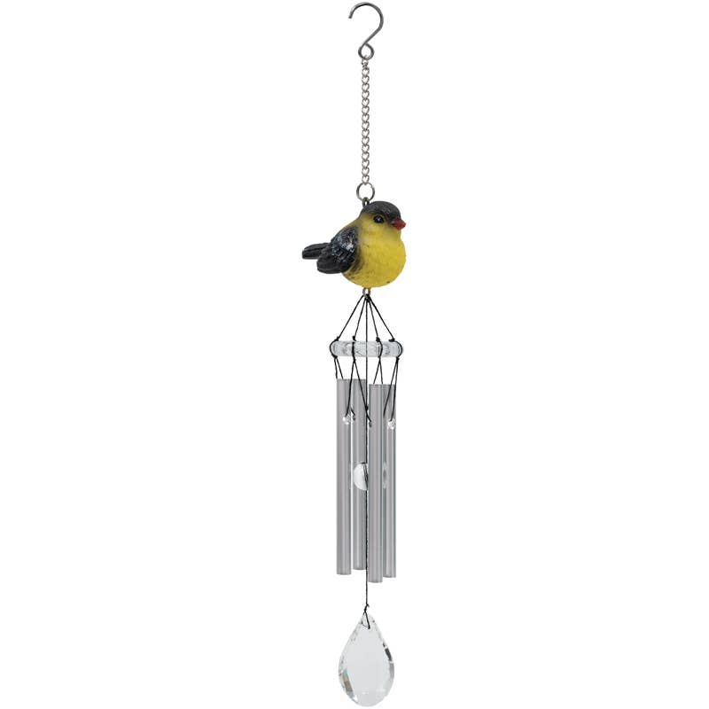 Gift & Garden by Carson - Wholesale Wind Chime - "Goldfinch" Mini Songbird Chime0