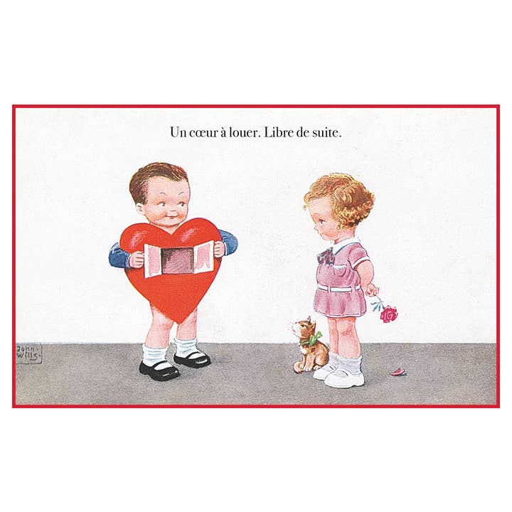 Heart available postcard for wholesale by LUDOM EDITION