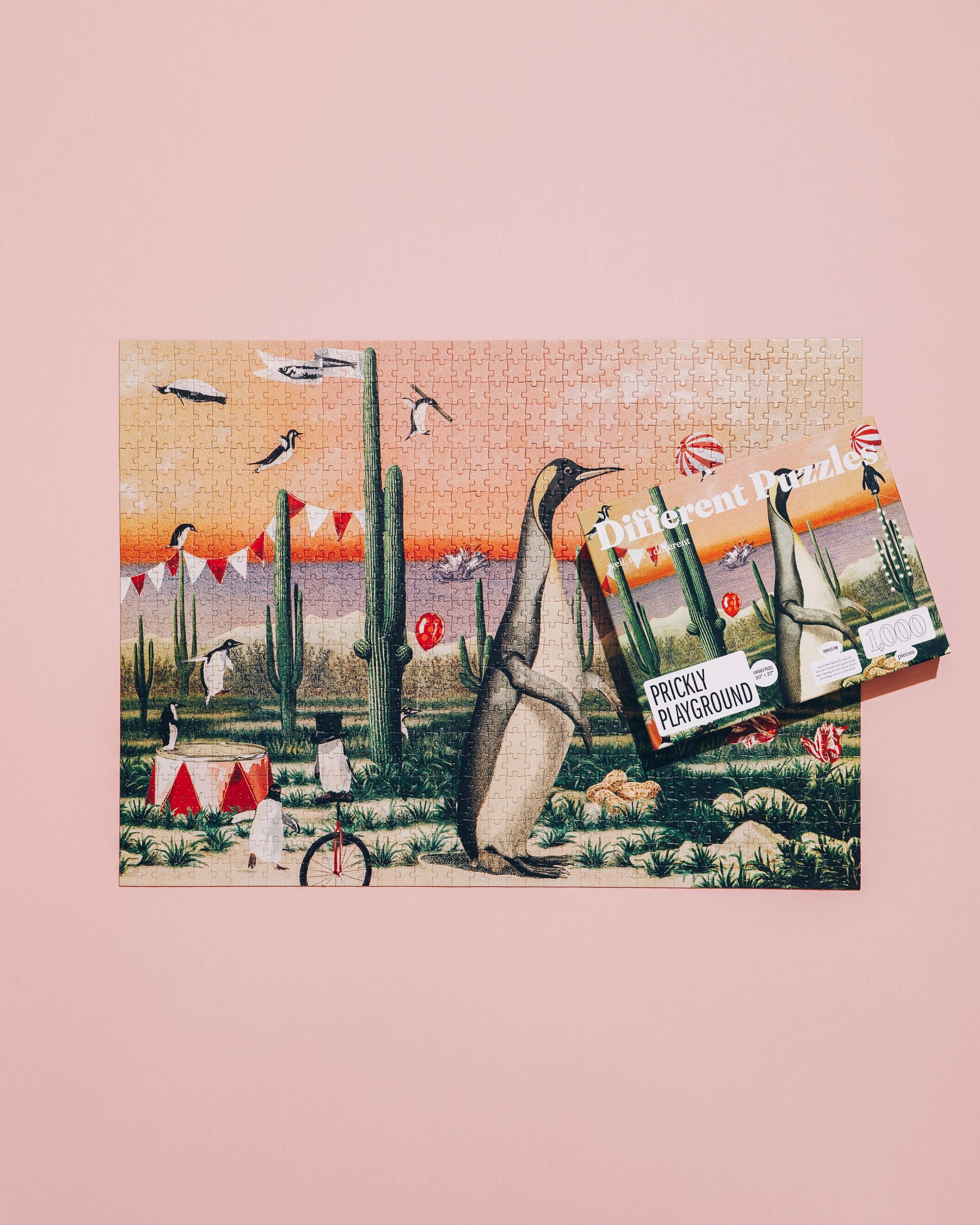 Different Puzzles - Vente Puzzle – adulte - Prickly Playground — 1 000 pièces2
