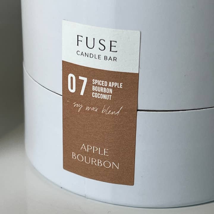 Fuse Candle Studio - Wholesale Jar/Filled Candle - Apple Bourbon – 9 oz Soy Wax Blend Candle1