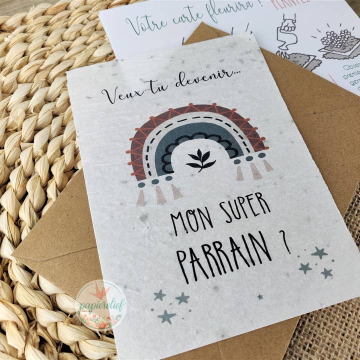 Karta till anläggning Begär Rainbow Sponsor, seedad för wholesale av Papierelief