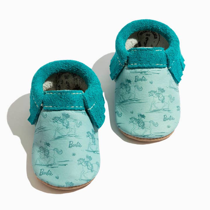 Barbie™ Paardenmeisje Mocassin Babyschoen voor wholesale door Freshly Picked