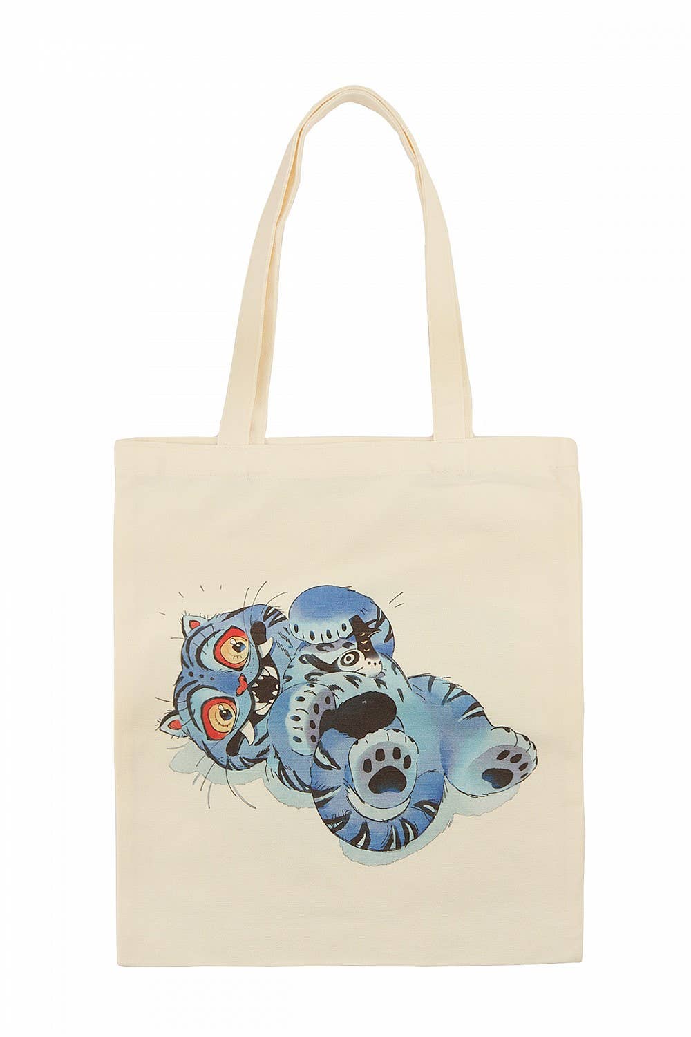 MIX K-pop Demon Hunter Blue Tiger Derpy KPOP CANVAS TOTE BAG for wholesale on Faire1