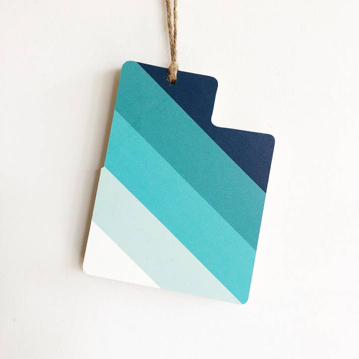 Hemlock & Heather - Wholesale Ornament - Comal Stripes State Ornaments7