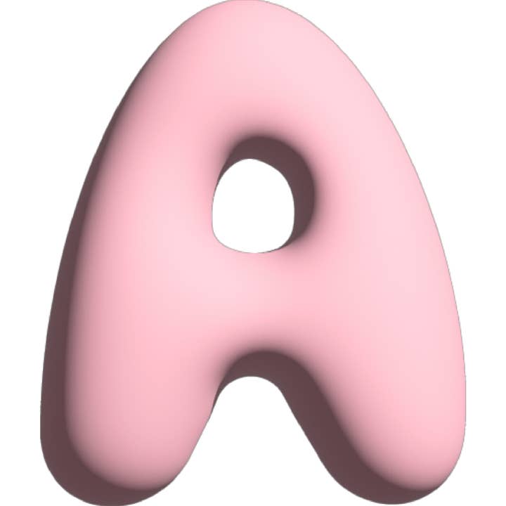 Væg Bogstav - A - Pink for engroshandel hos The Gift Label