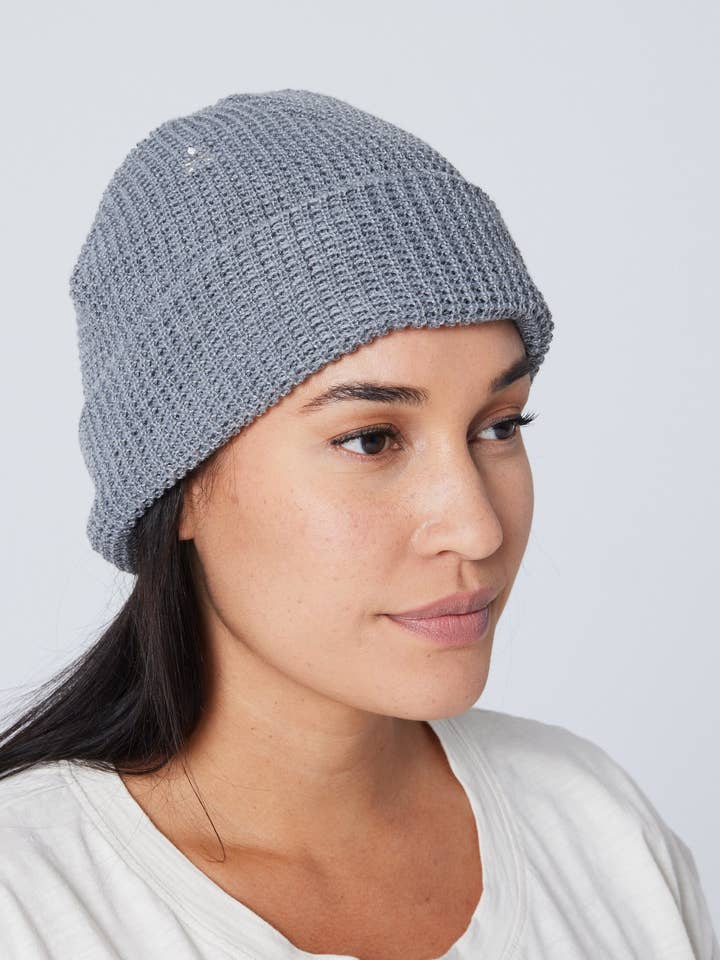Recycled Waffle-Knit Beanie for wholesale by Known Supply