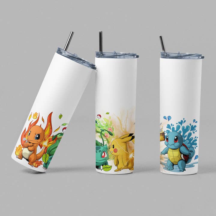 Starters Video Game Anime Theme Tumbler for wholesale by The Geek Boutique