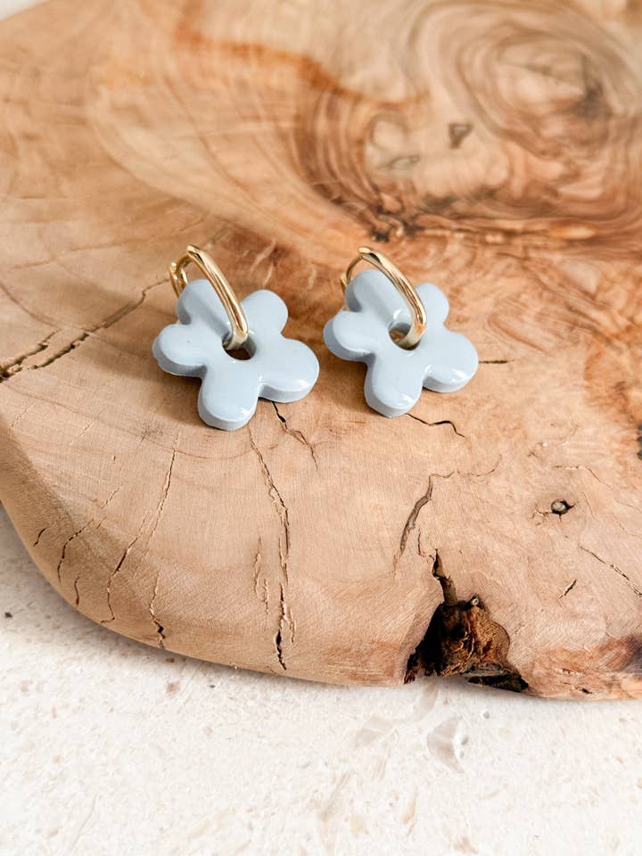 Abstract Flower Charm for wholesale by Desert Clay Designs