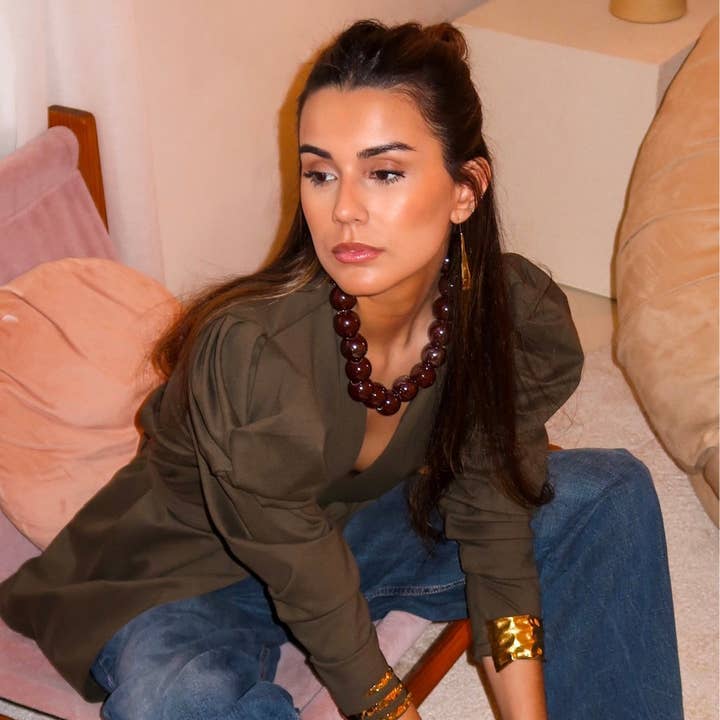 Woonder - Wholesale Choker/Collar - Chocolate Chain