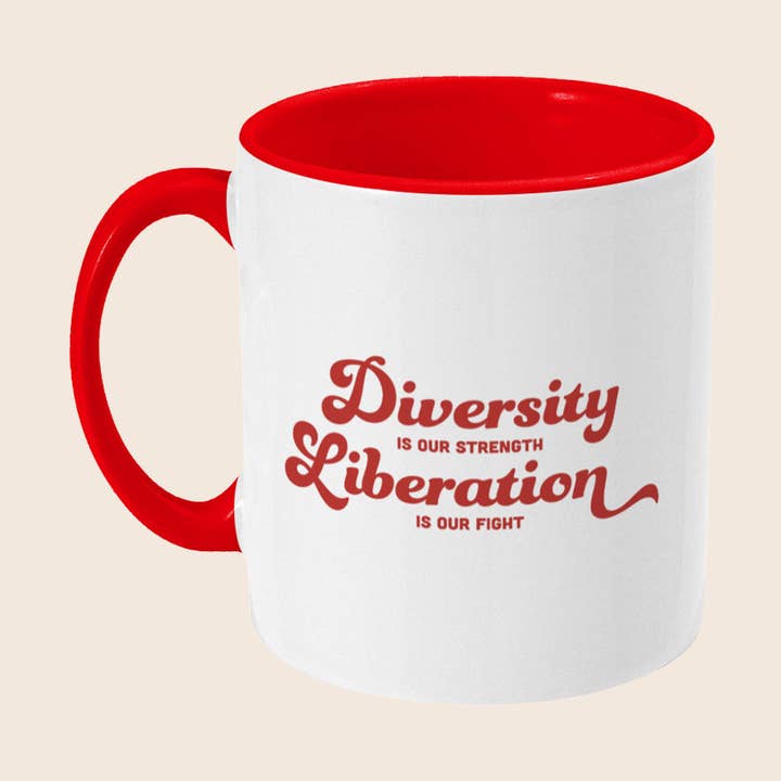 Diversity Is Our Strength Coffee Mug for wholesale by Rainbow & Co