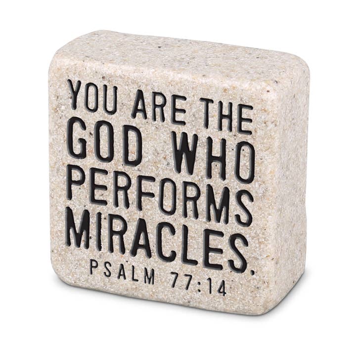 LCP Scripture Block God Who Performs for wholesale by Cottage Garden