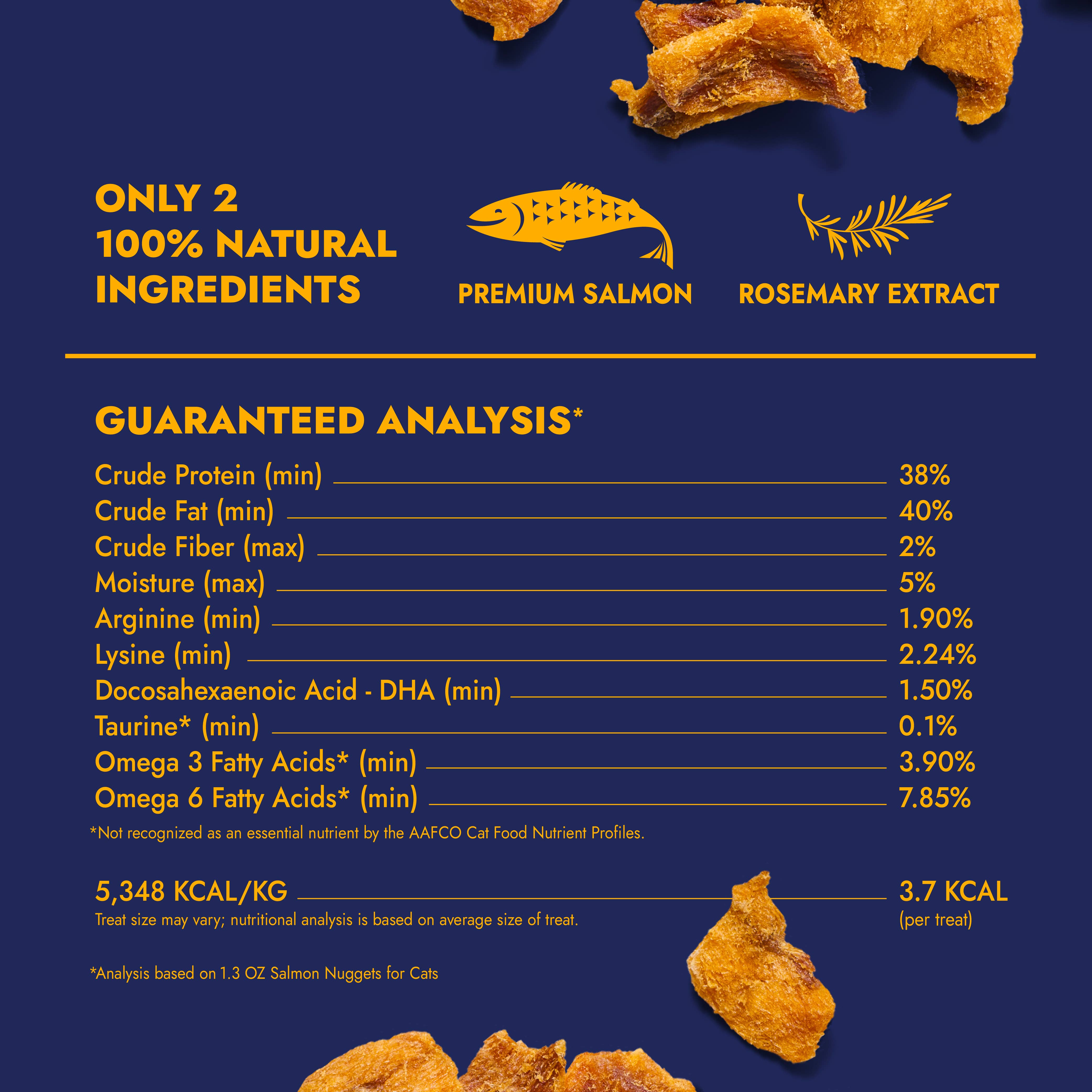 Finfare Pet Foods - Wholesale Pet Treats - Cat - Freeze-Dried Salmon Nuggets for Cats, 1.3oz2