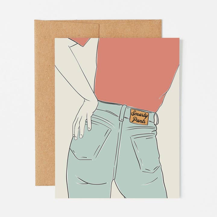 Tarjeta Smarty Pantalones para venta al por mayor de Lucky Penny Goods