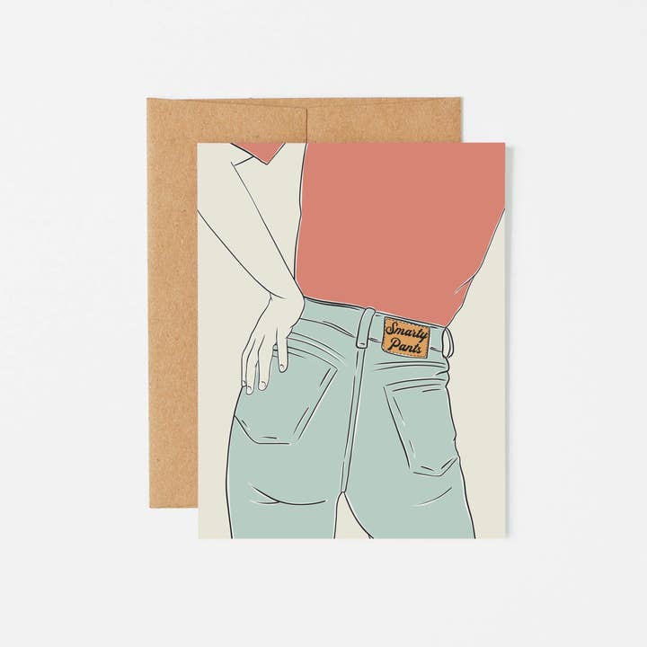 Smarty Pants Card för wholesale av Lucky Penny Goods