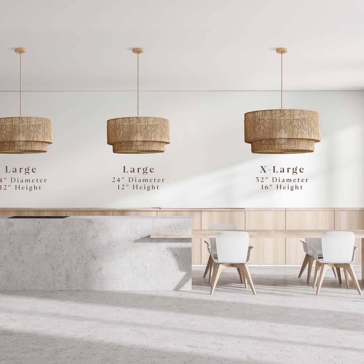 Rowabi - Wholesale Chandelier/Hanging Light - Luminous Lace Rattan Pendant Light