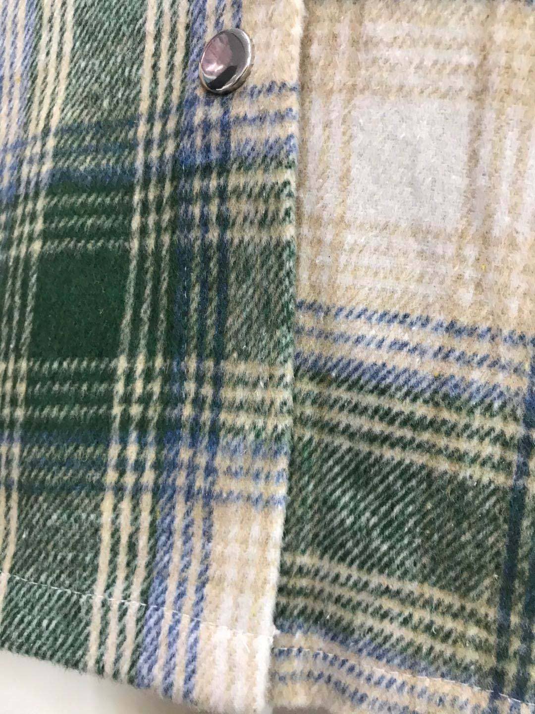 Rosa Clothing - Wholesale Shirt Jacket/Shacket - Women's - Contrasting long-sleeved brushed plaid jacket7