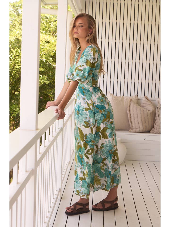Jaase - Vente Robe – femme - ROBE MAXI DAPHNE IMPRIMÉE AMAYA
