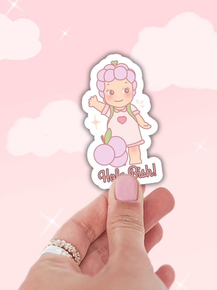 Hola bish sonny angel sticker,cute hispanic decals for wholesale by Lalatina Shop