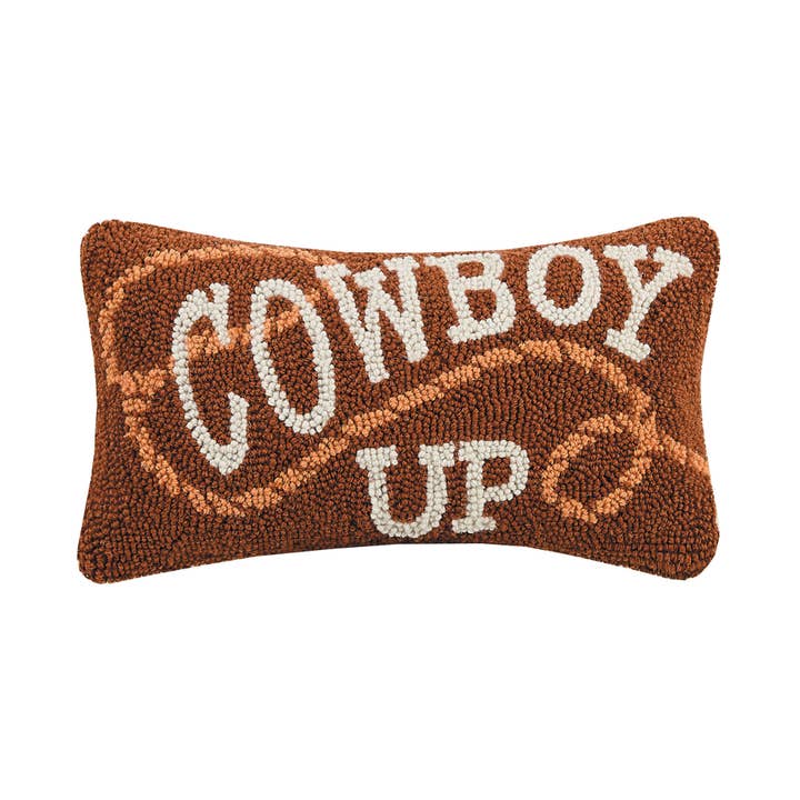 Cowboy Up Hook Pillow for wholesale by Peking Handicraft