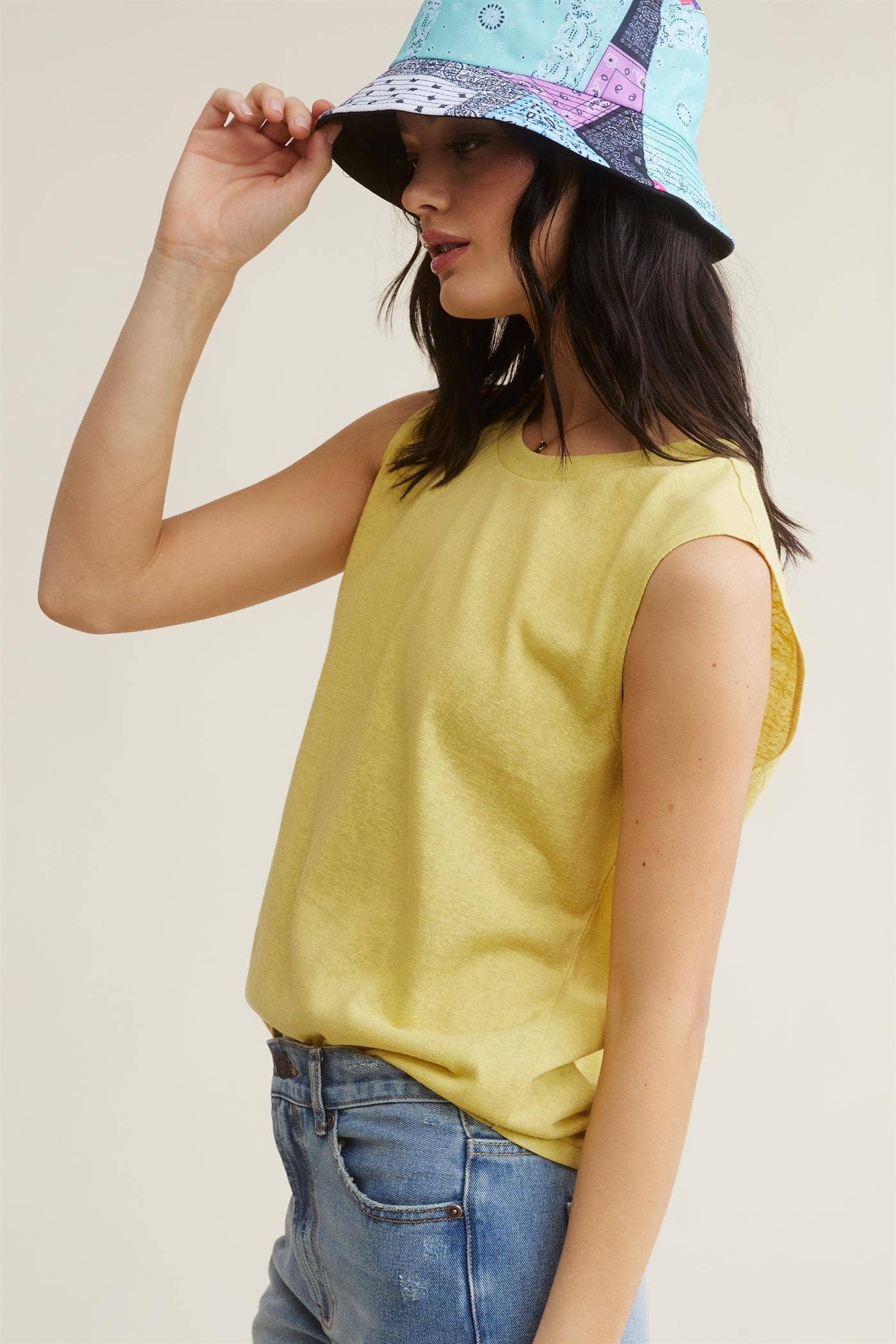 Mimosa - Wholesale Tank Top - Women's - Round Neck Sleeveless Muscle Tank2