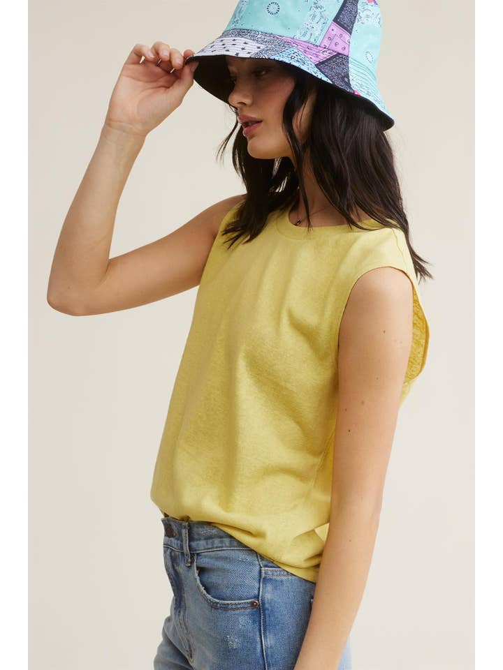 Mimosa - Wholesale Tank Top - Women's - Round Neck Sleeveless Muscle Tank2