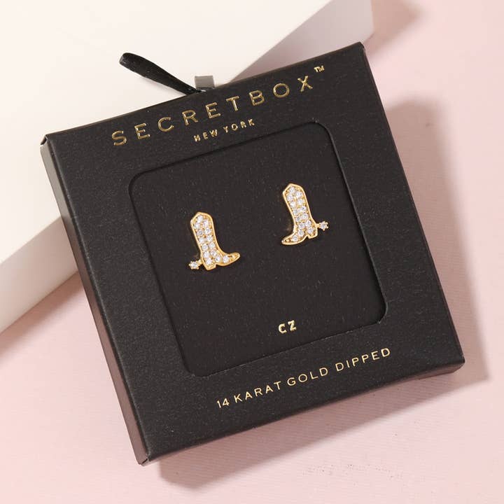 Secret Box Gold Dipped Studded Western Cowboy Boot Stud for wholesale by Anarchy Street