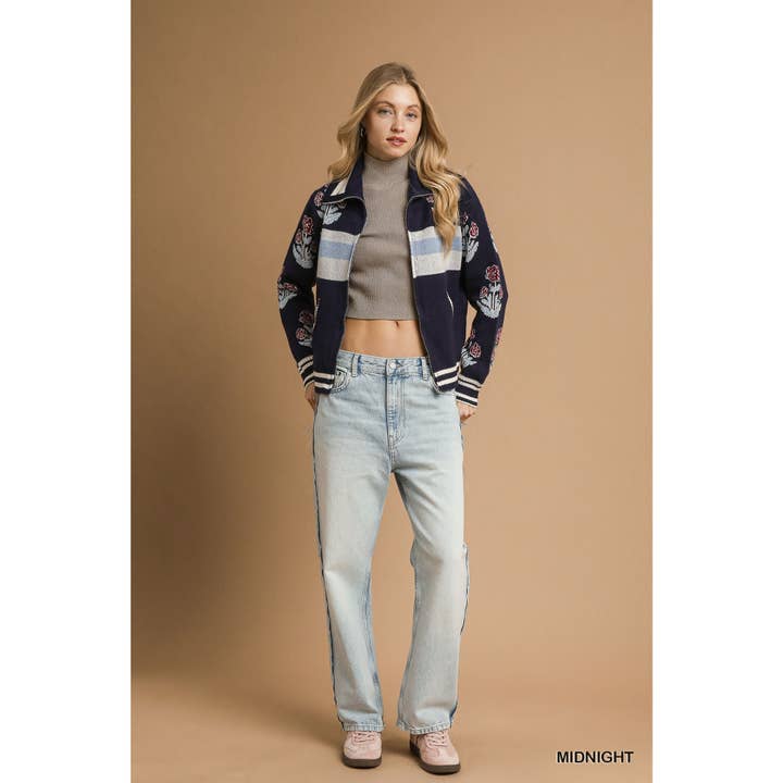 STYLE USA - Wholesale Jacket - Women's - Jacquard Knit Jacket 4