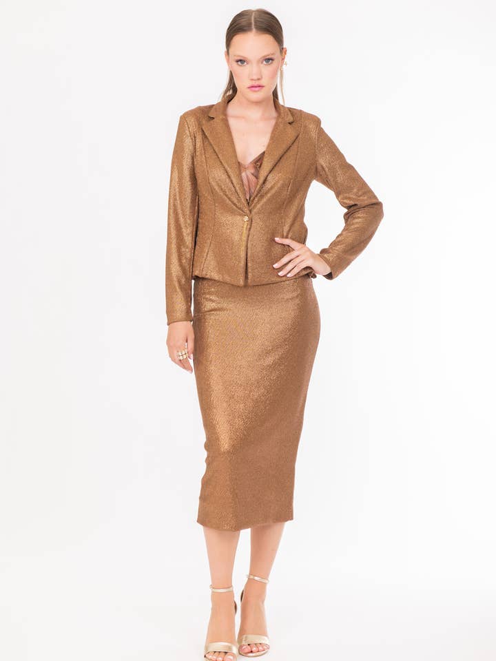 Jakke med juvelknap for engroshandel hos Siste's S.p.A.