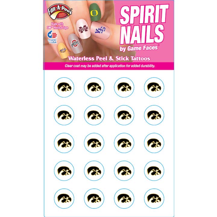 Iowa Game Faces® Temporary Tattoos for wholesale by Fanapeel / Gamefaces