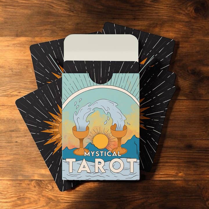 Dio Candle Company - Wholesale Playing Cards - Mystical Tarot Deck Poker-Sized w. Gold Gilded Edges1