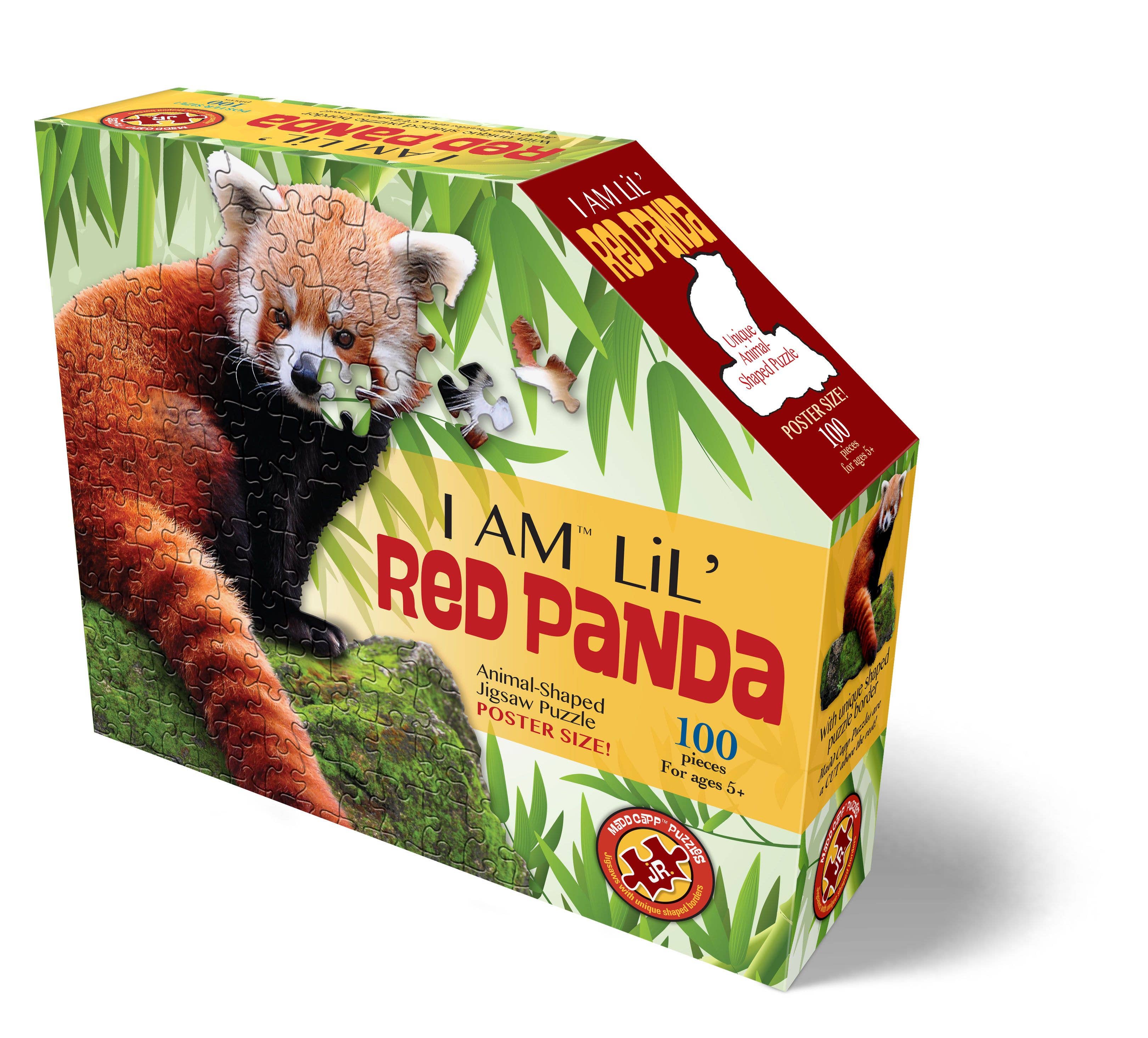 Madd Capp Games & Puzzles - Wholesale Puzzle - Kids - I AM Lil RED PANDA 100 piece jigsaw puzzle - gift1