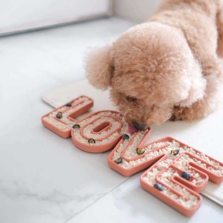 Lambwolf Collective - Wholesale Pet Food Mat - Dog - LOVE // Lick Mat