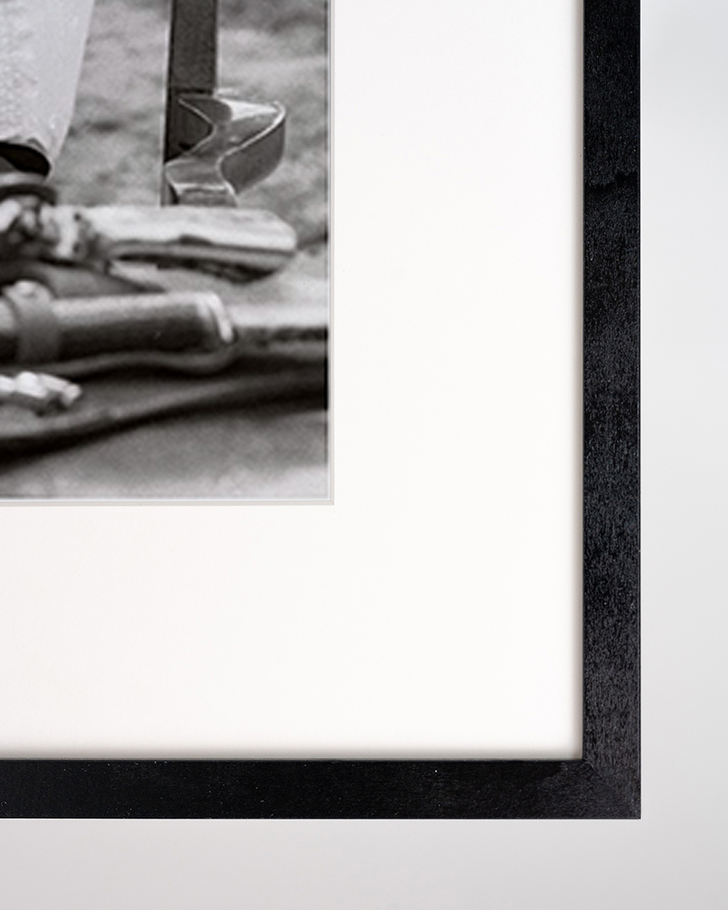 Black Brigitte Bardot on Set. Wall art print with frame. for wholesale on Faire15